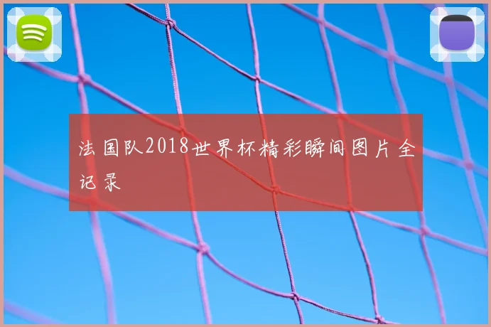 法国队2018世界杯精彩瞬间图片全记录